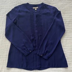 Banana Republic purple blouse. Long sleeves.